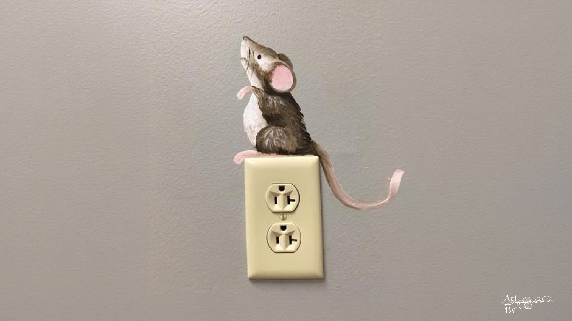 Miniature Mouse Mural