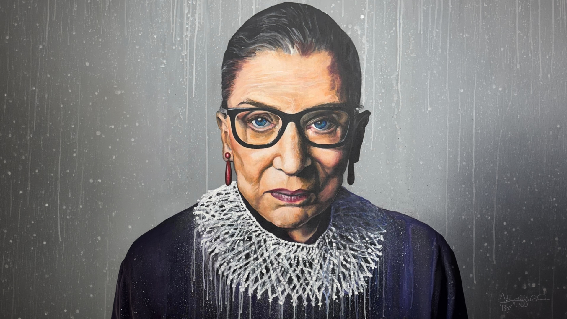 Ruth Bader Ginsburg Portrait by Jacquelyn